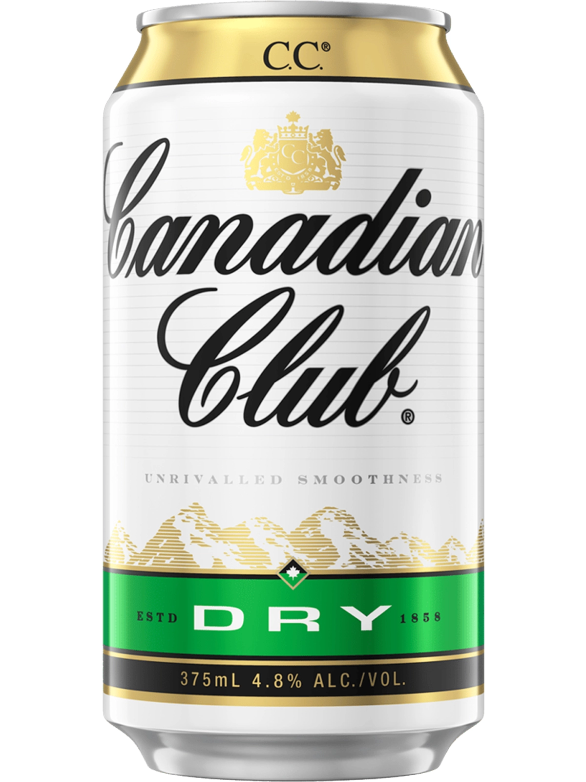 Canadian Club Whisky & Dry Cans 24 X 375ml